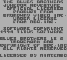 Image n° 6 - screenshots  : Blues Brothers, The - Jukebox Adventure